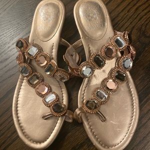 Vince Camuto size 6 gorgeous crystal sandals.